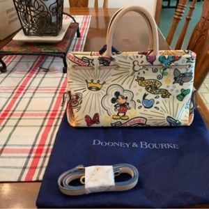 Dooney & Bourke Disney Sketch Tote Tassel Bag
